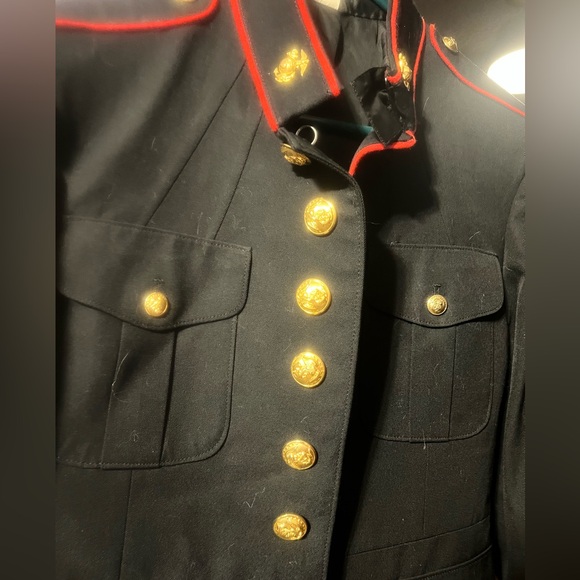 This Marine Dress Blue Jacket DSCP by Crown Clothing Company. - Picture 13 of 13